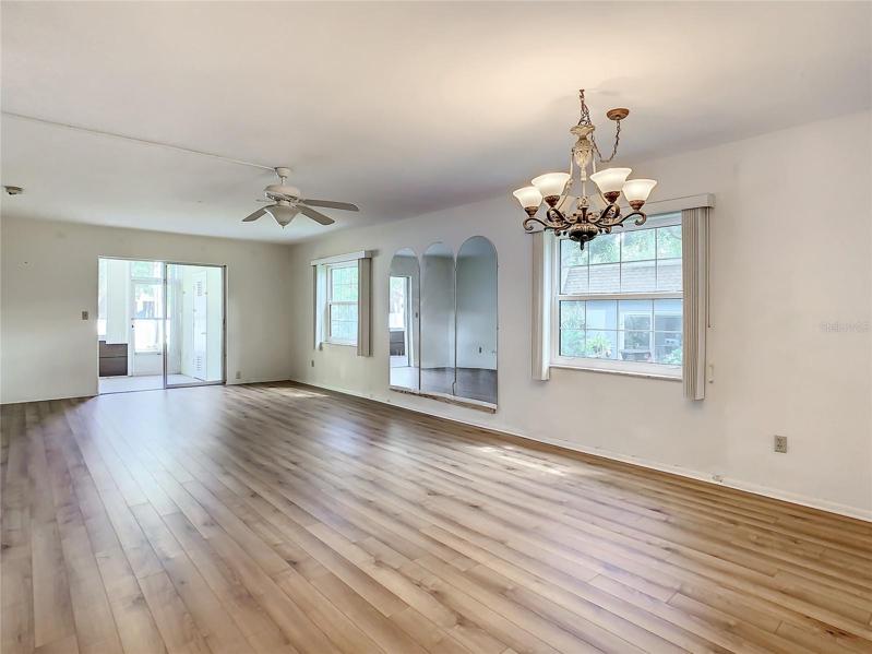 Dining Room - Living Room - Florida Room