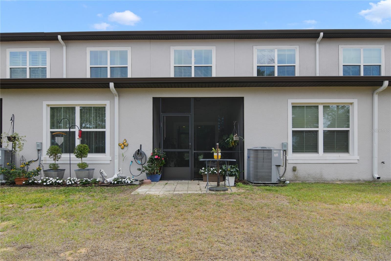 Back of Townhome