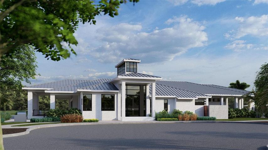 Rendering of Amenities Entrance