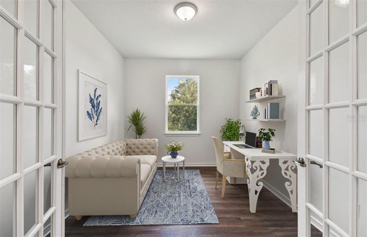 Versatile Flex Room - Virtually Staged