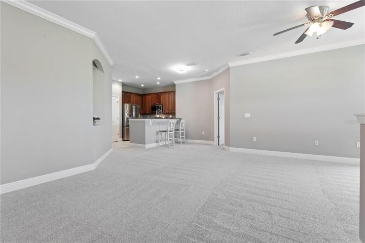 Open Living/Dining/Kitchen
