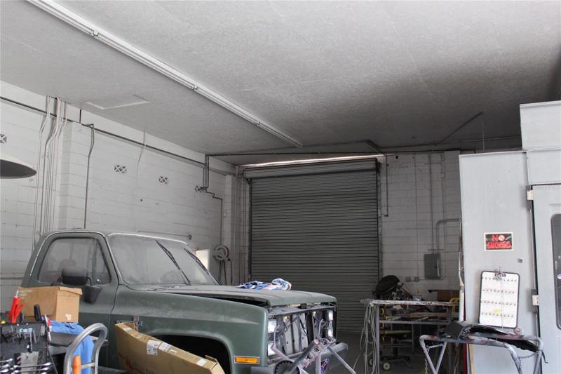 Back entrance to Body shop