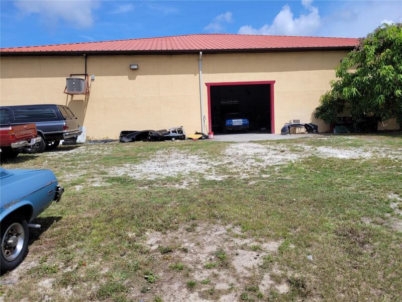 East Side of property