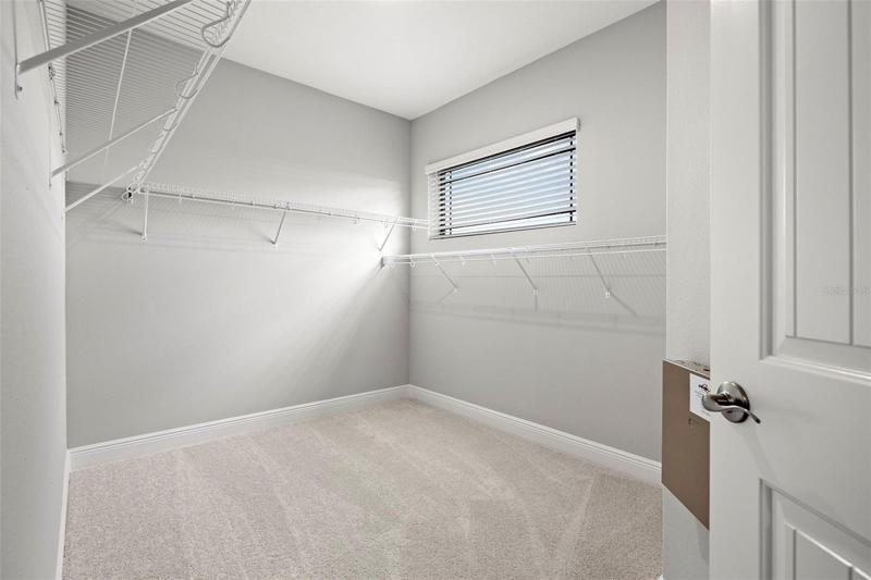Walk In Closet - Master Bedroom