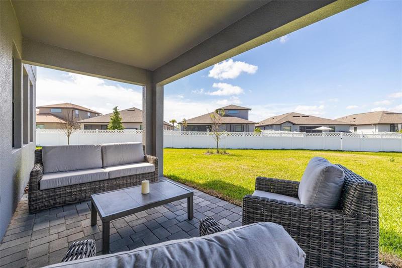 Backyard Paved Patio 
