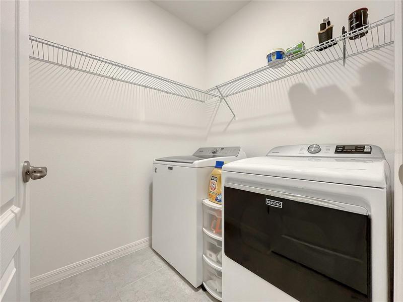 Inside Laundry Washer/Dryer included 