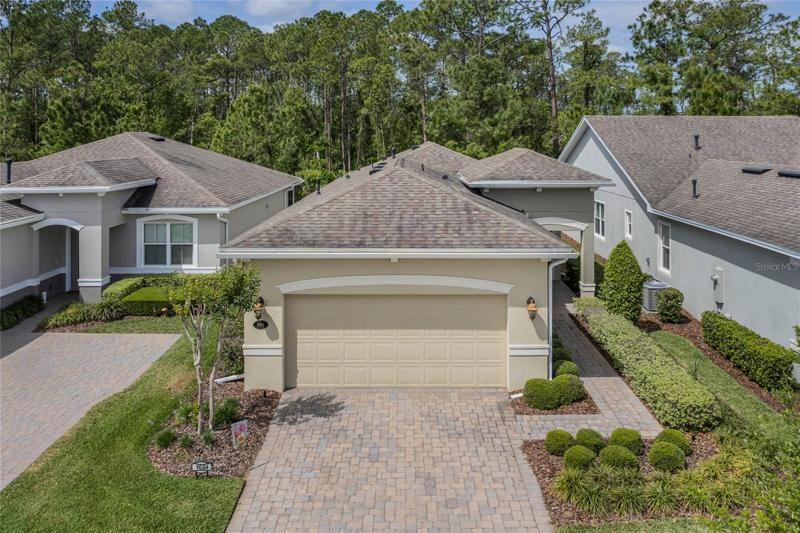 Aerial view of exterior front