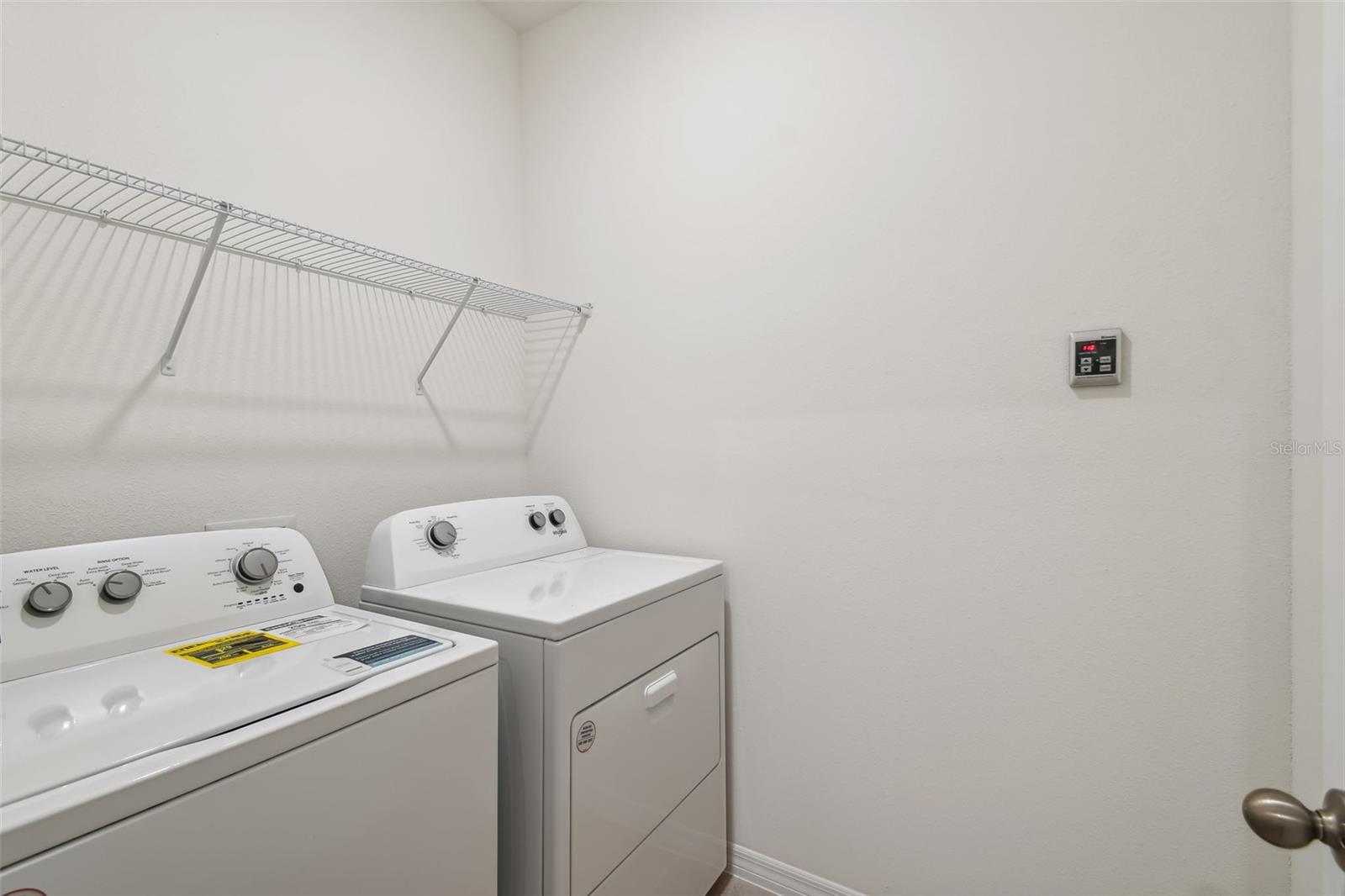 Indoor Laundry Room First Floor with Gas Dryer