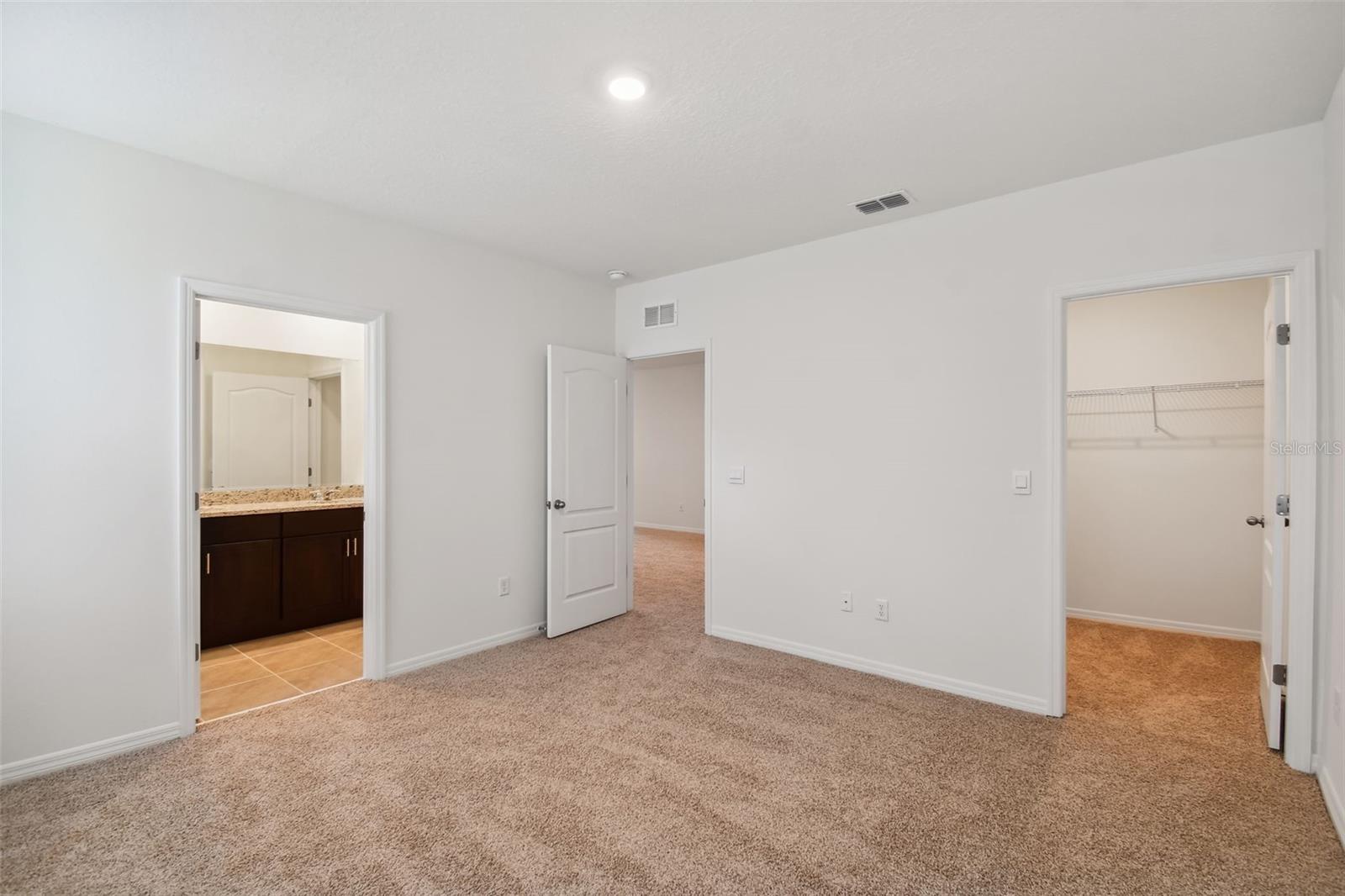 Owners Bedroom Second Floor with Walk In Closet