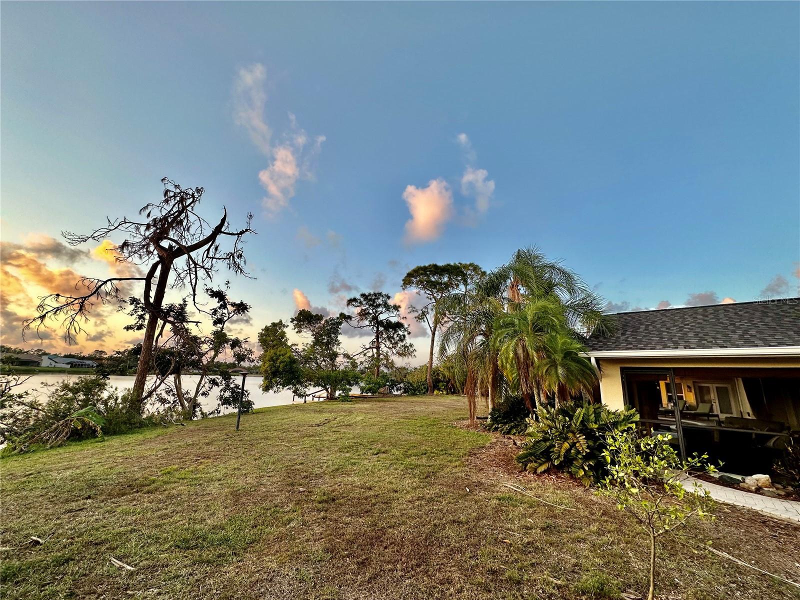 side yard view
