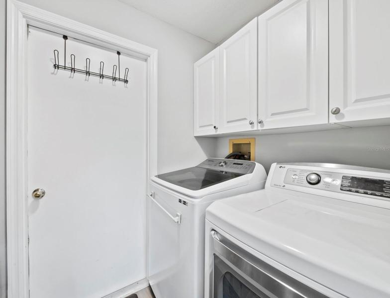 inside laundry room