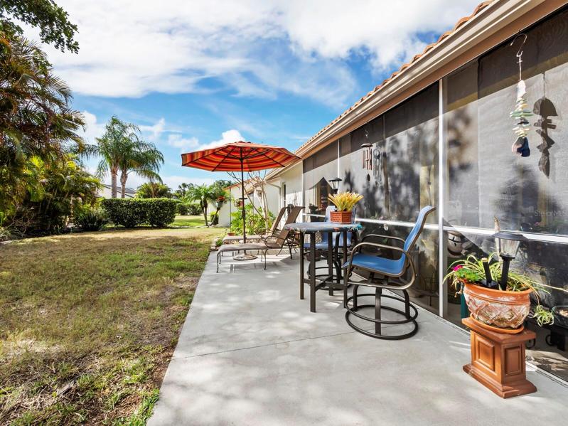 private backyard