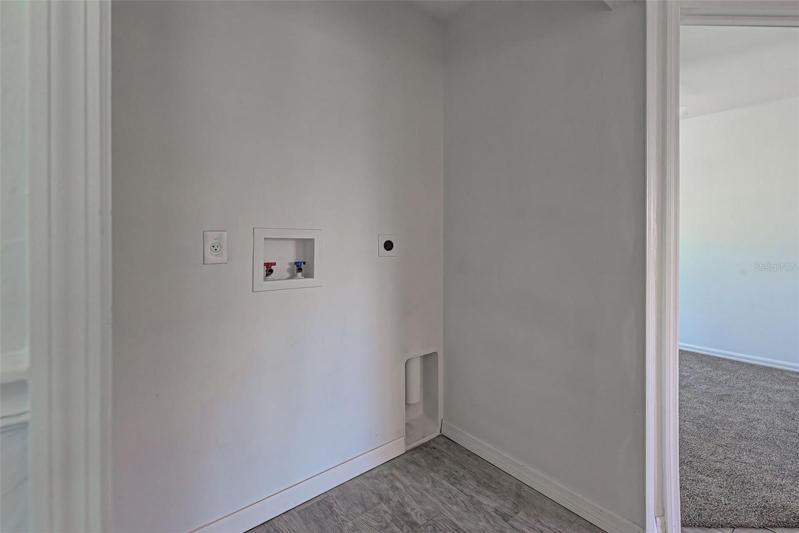 Inside Laundry Area Between Bedrooms 2 and 3