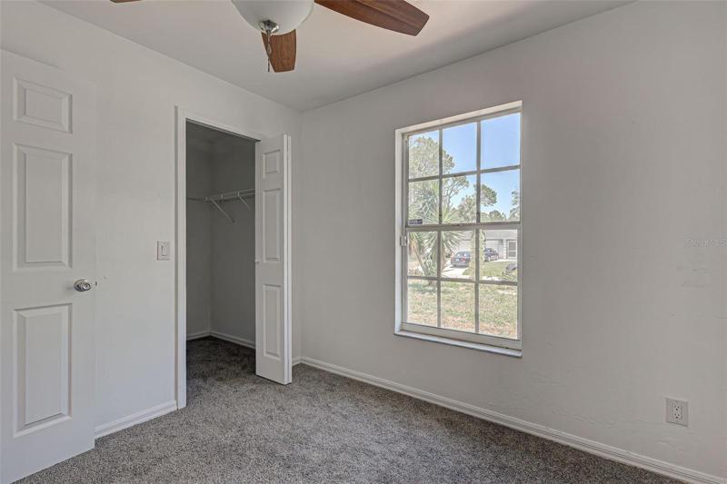 Front Bedroom with walk-in closet