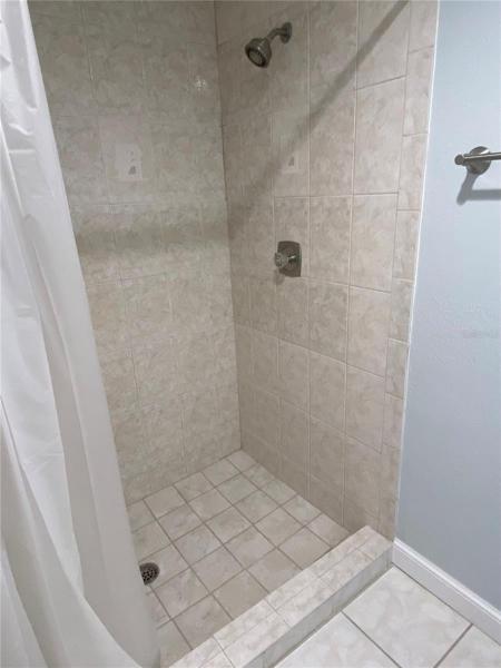 Master shower