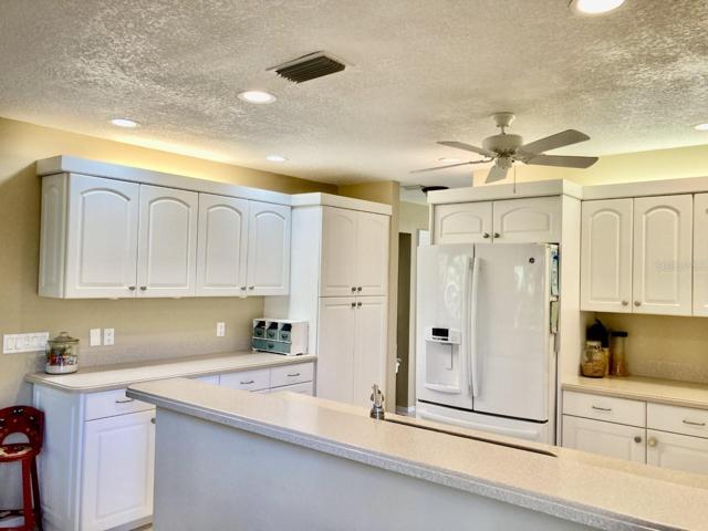 Solid surface countertops.