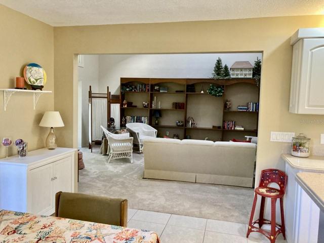 Kitchen to living room.