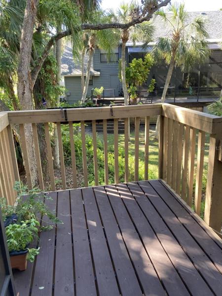 Deck off of lanai - perfect for your grill!