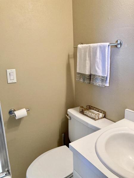 Downstairs bath.