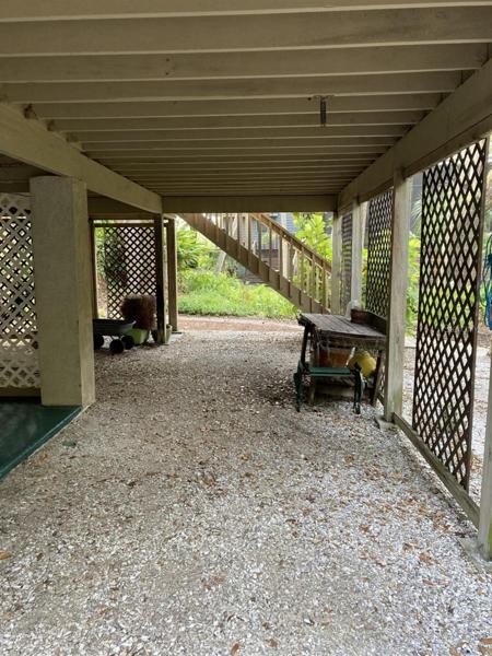 More under house area.