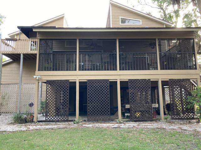 Rear view of house.
