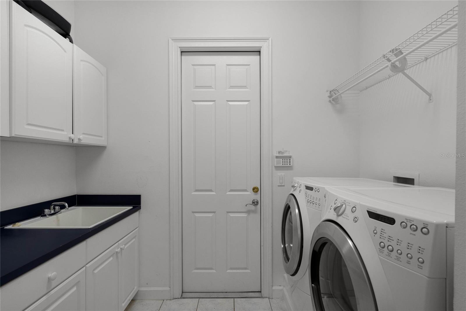 Laundry Room also has a closet; and full size cabinets