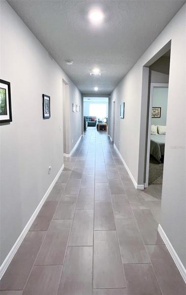 Front Door View down Hallway