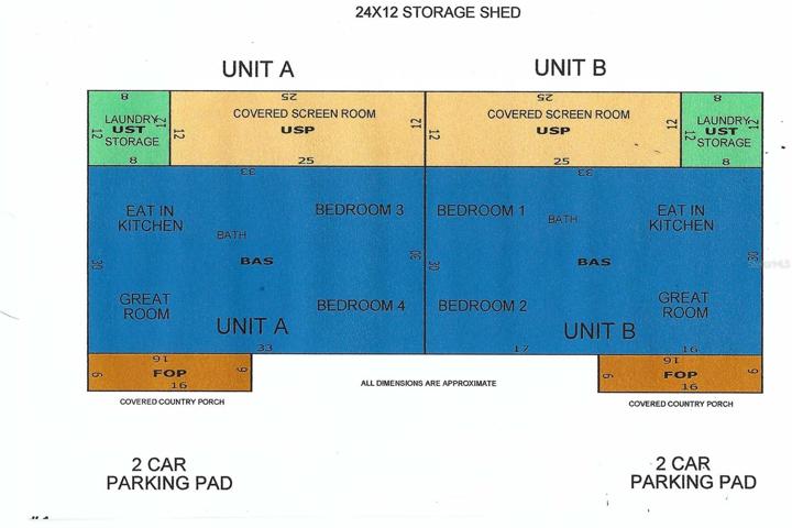 BUILDING SKETCH A&B UNITS