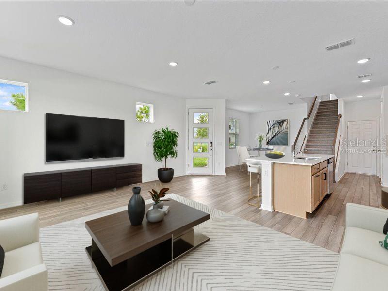 *Virtually Staged* Greatroom
