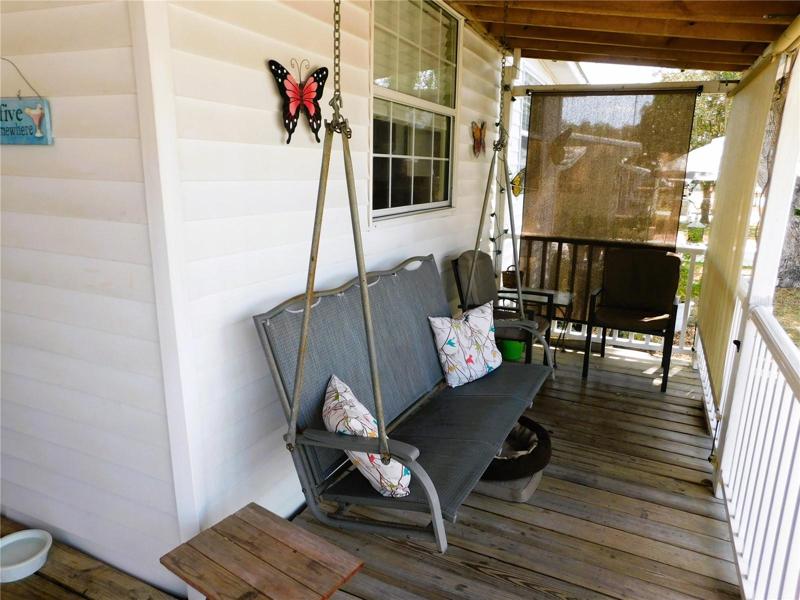 Nice front porch.