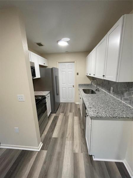 Kitchen space/virtually staged