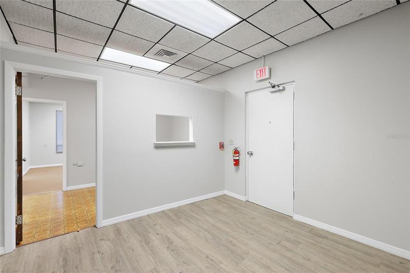 front entrance / waiting area