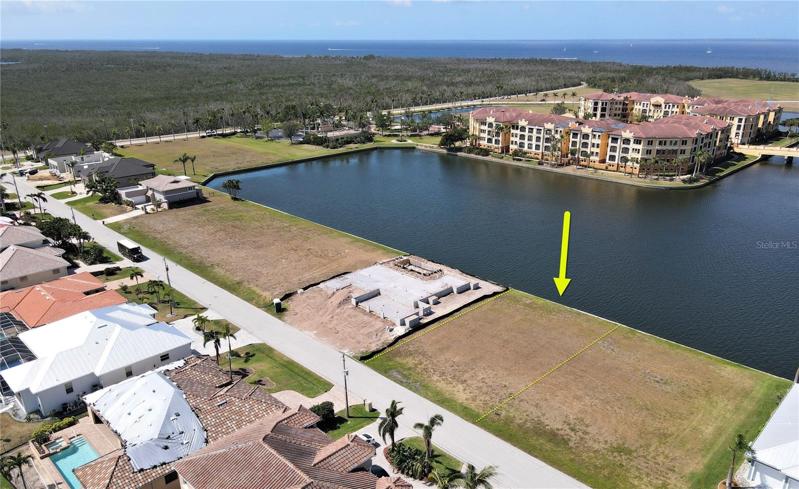 Aerial view of parcel
