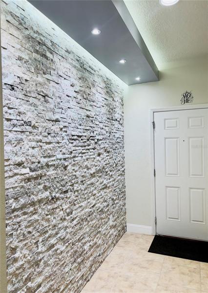 Feature Wall and Entry