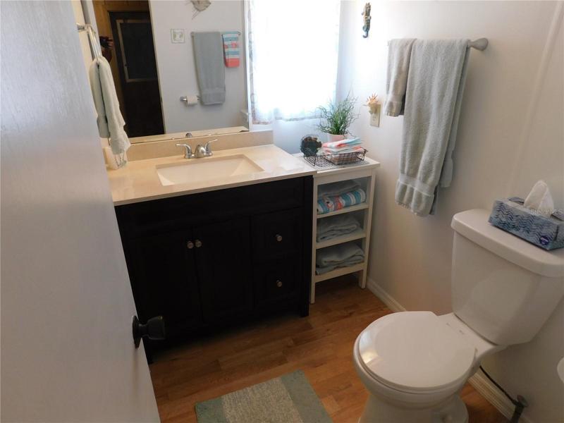 Updated main bathroom.