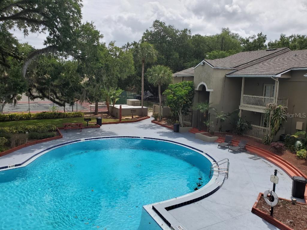 Sparkling Community Pool