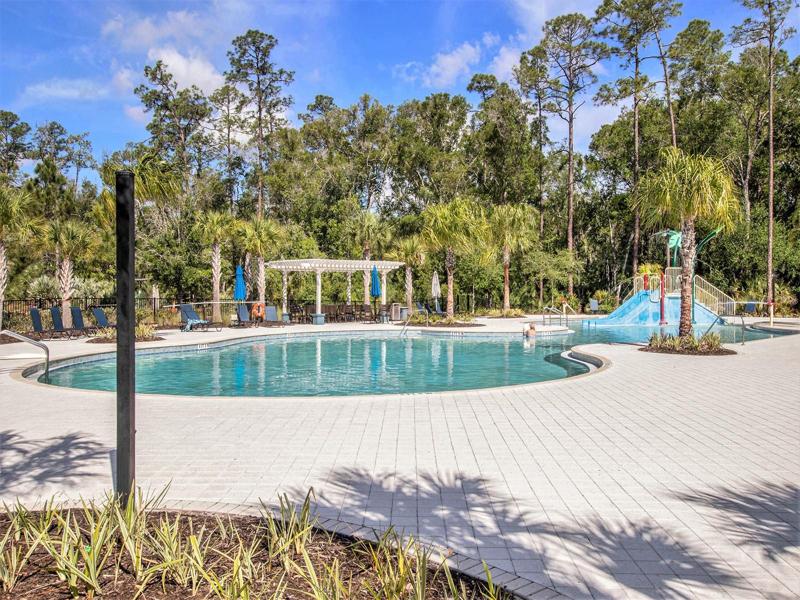 Just one of the community pools