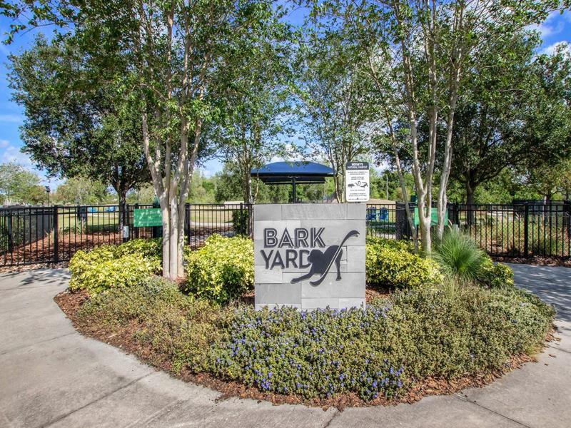 Dog park just down the street!