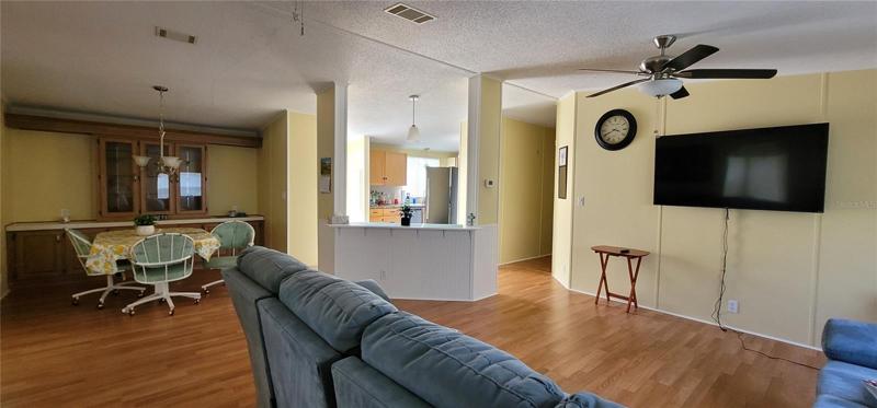 Dining Room, Living Room, Kitchen - open Floor Plan
