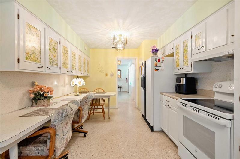 Kitchen area.