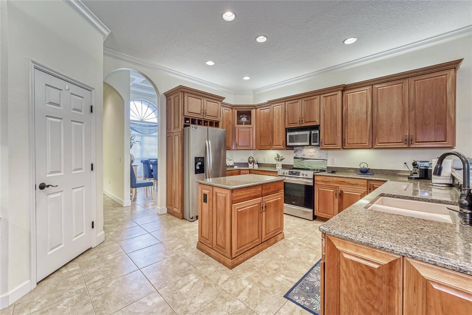 Kitchen with Stainless Steel Appliances!
