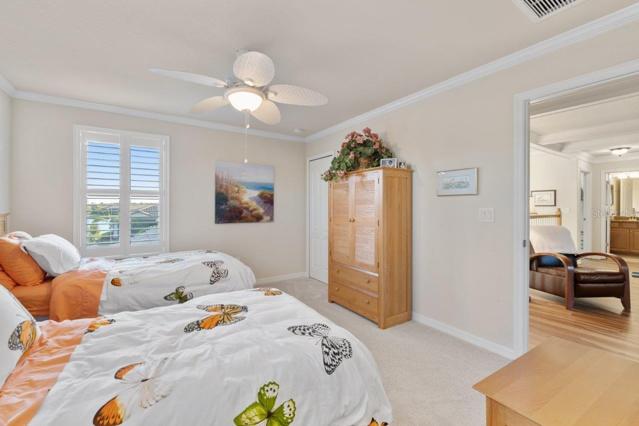 Upstairs Guest Bedroom #3 with a jack and jill bathroom