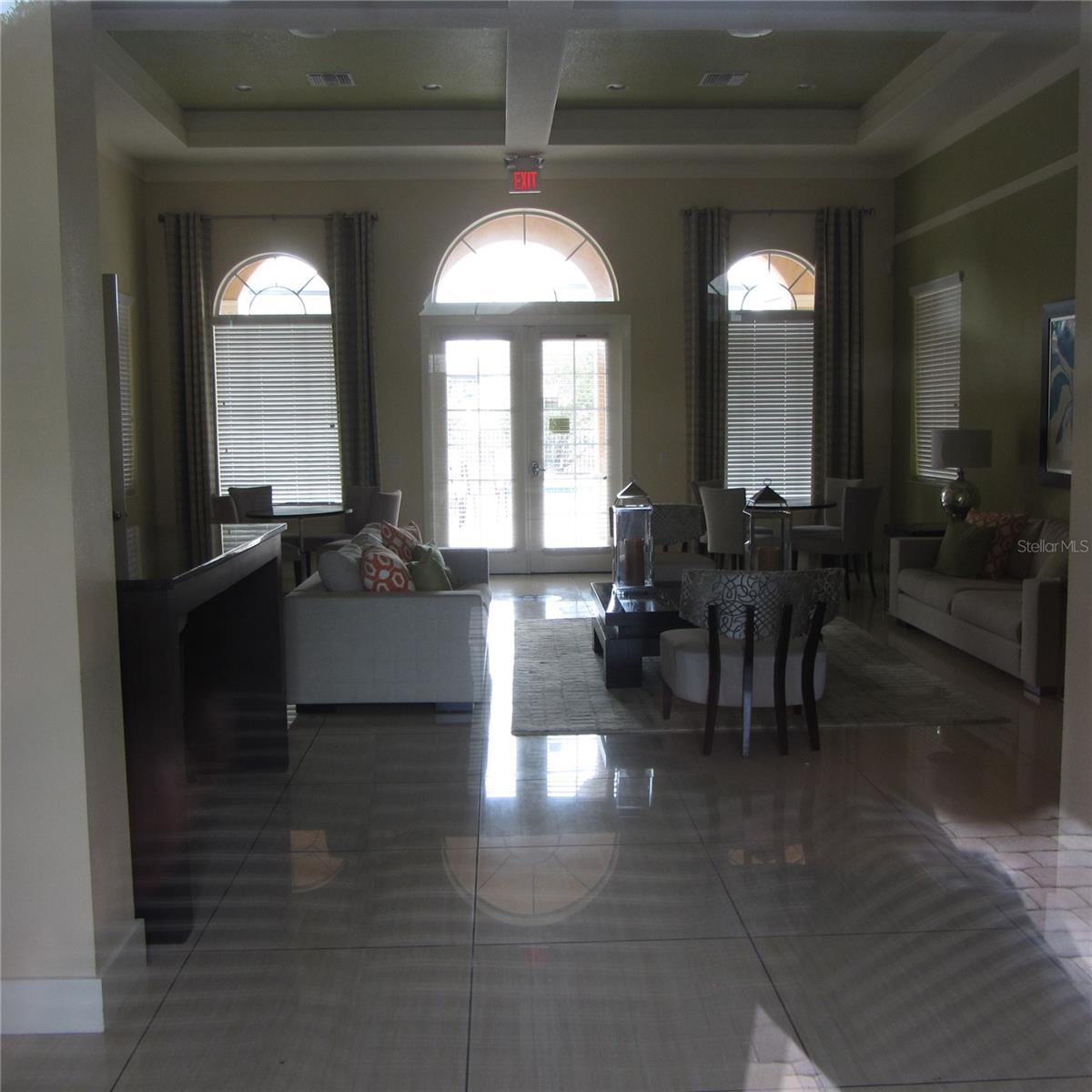 Clubhouse living area