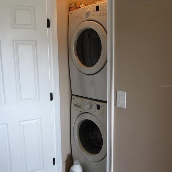laundry closet upstairs
