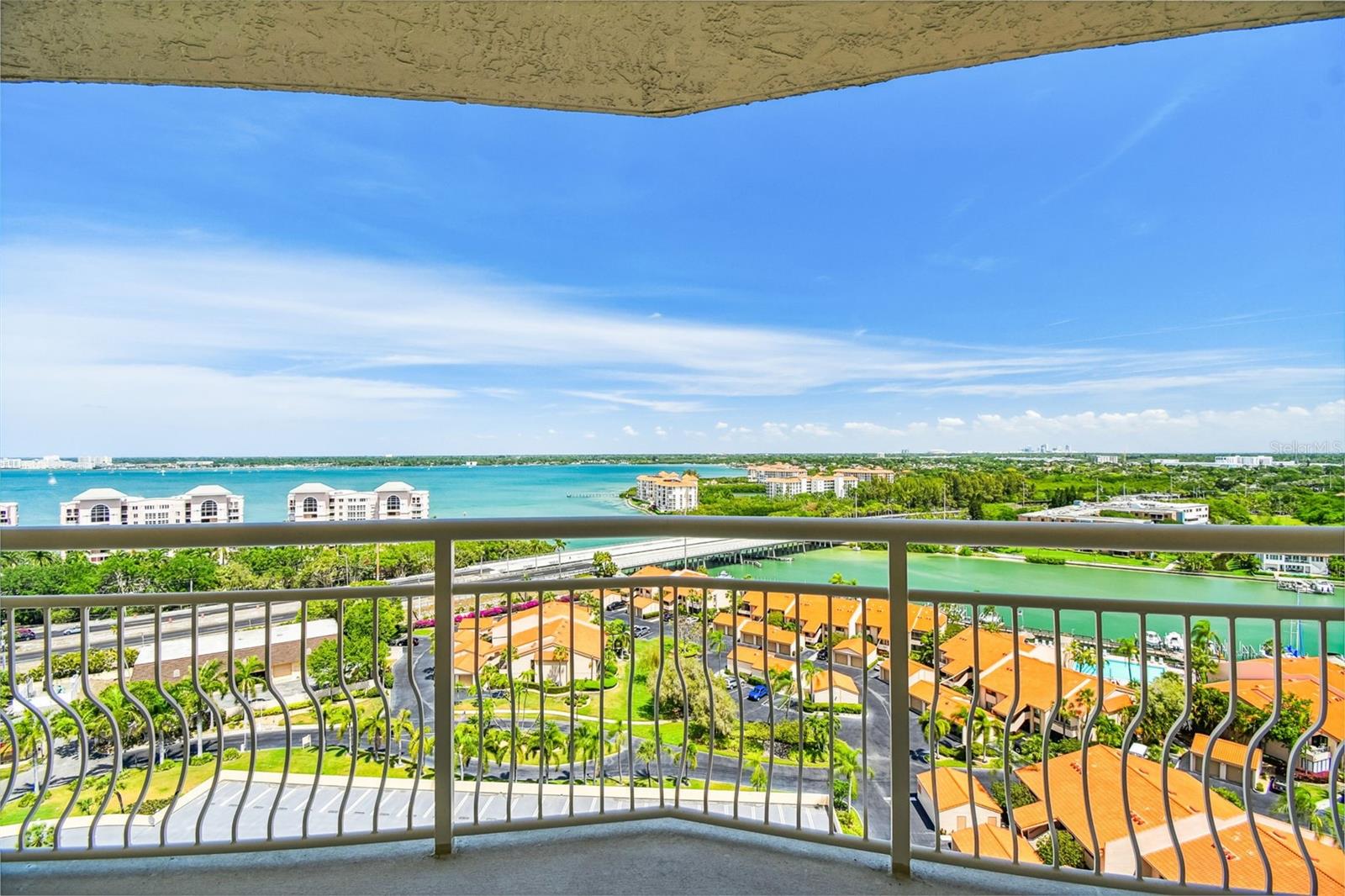 view from the balcony