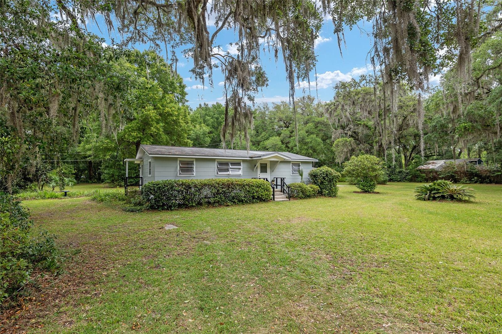 Large front yard