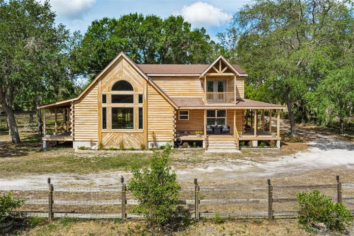 A Custom and Modern Log Cabin Home