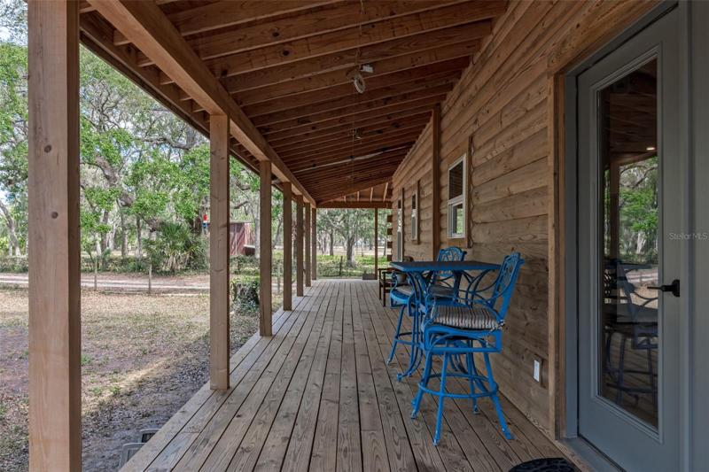 A spectacular view from every section of the wrap around porch