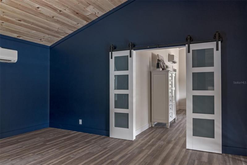 Entering into the Master Bedroom