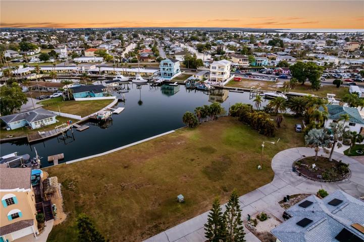 Twilight Arial View of Lot (lots)